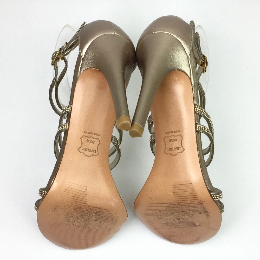 Stuart Weitzman Stops Traffic Crystal  sandals sz - Picture 11 of 15